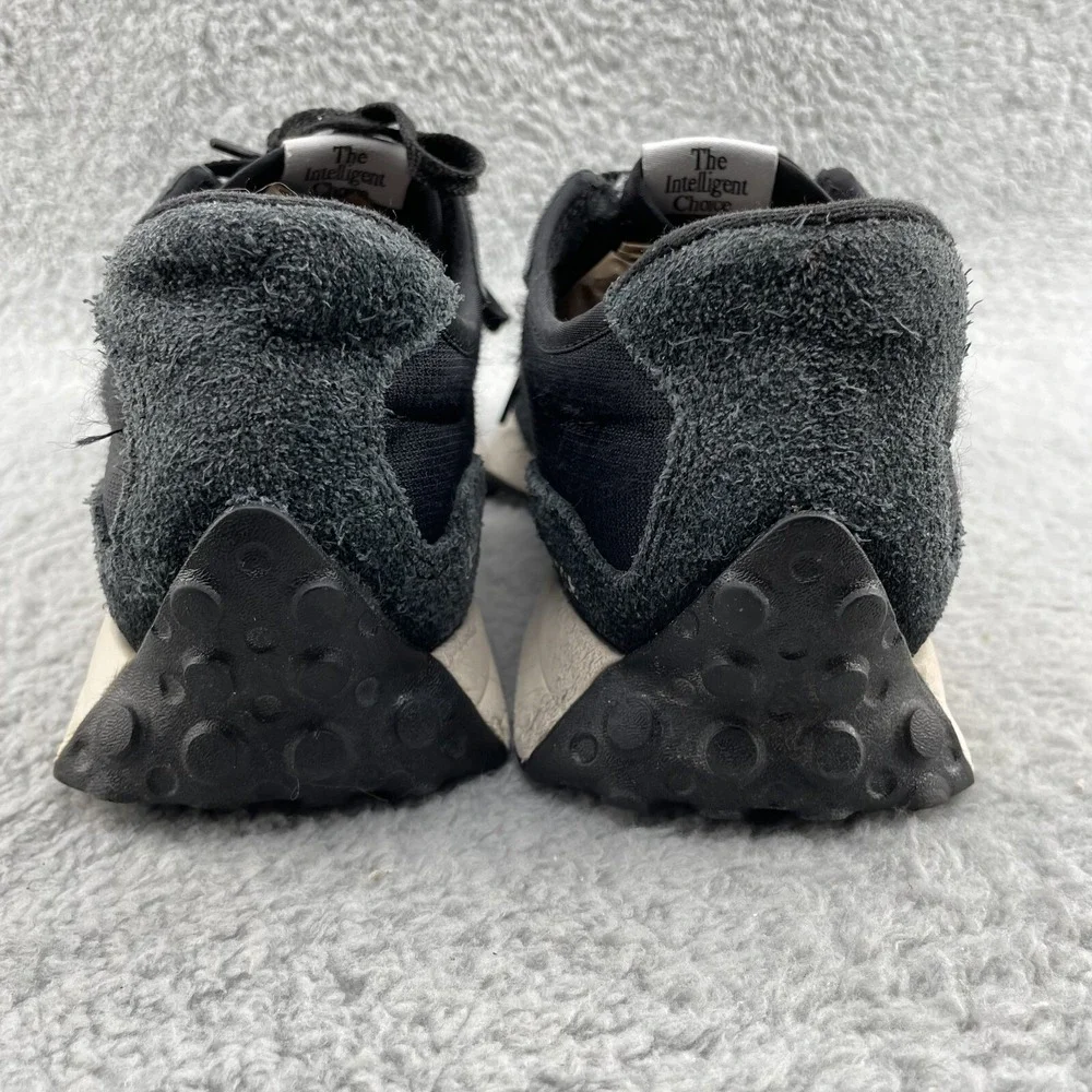 New Balance 327 Shoes Boy's 6 Black Sneakers Trainers Preppy Retro Academia 90's